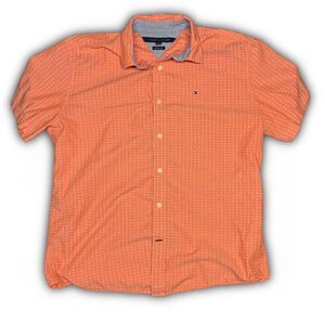 Tommy Hilfiger Button Down Shirt Orange